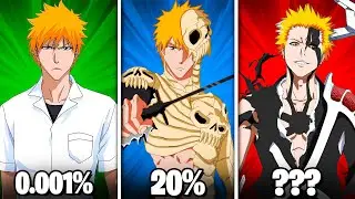 Every Strongest Form of Ichigo Kurosaki RANKED from WEAKEST TO STRONGEST | BLEACH