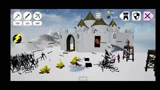 archers vs statues in Stick War Dragon Legacy game