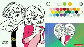 Marinette and Adrien ! Drawing !!  Miraculus ! Art 🎨 @ZPT3D