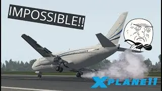 X-Plane 11 | LANDING IN A 30KT CROSSWIND!? | Flyjsim 737-200 Flown by Real 737NG Captain