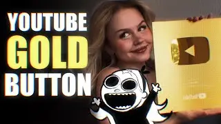 My YouTube Golden Button has arrived! THANK YOU