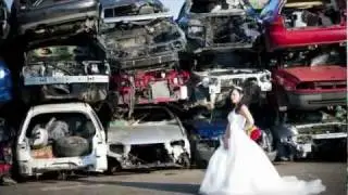 Hochzeit mal anders Trash the Dress in Augsburg
