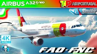 LIVE TAP A321Neo Faro - Madeira FULL FLIGHT - Microsoft Flight Simulator 2020 in HDR
