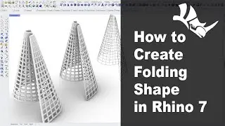 How to Create Wired Folding Shapes in Rhino 3D Software