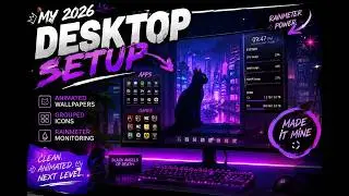 My Windows 11 Desktop Setup 2026 | Animated Wallpapers & Rainmeter