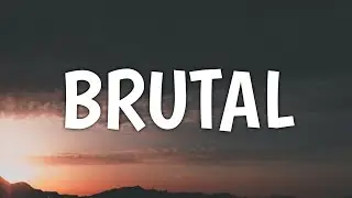 Olivia Rodrigo - brutal (Lyrics) (From The School for Good and Evil)