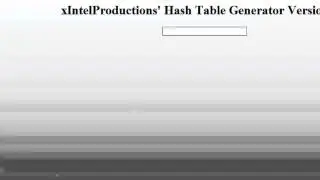 PHP, Javascript, Ajax | Hash Table Generator - Part 1