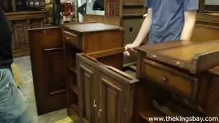 Vintage Canopy Home Pub Bar Furniture Antique Replica