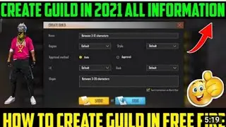 How to Create Guild in Free Fire || Free Fire me Guild kaise banaye