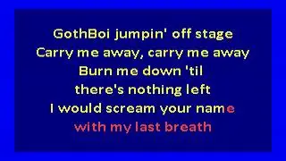 Lil Peep ft  Lil Tracy -  Awful Things (karaoke)