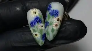 МК с лёгкими полевыми цветочками🌿