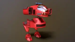 combat robot rigging / 3ds Max