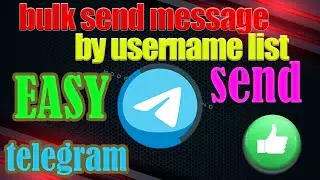 Telegram Bot Bulk Send/Scraper/Invite 