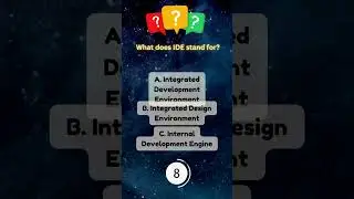 What does IDE stand for? #IDE #vscode #programming  #webdevelopment #quiz #css