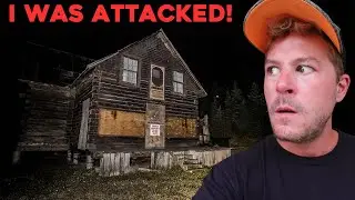 (I WAS FORCED TO LEAVE!) ATTACKED while CAMPING ALONE IN HAUNTED GHOST TOWN in the REMOTE MOUNTAINS