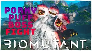 Easy Porky Puff Boss Fight In Biomutant