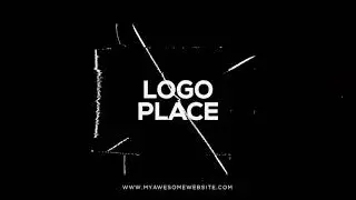 Glitch Distortion Logo Intro