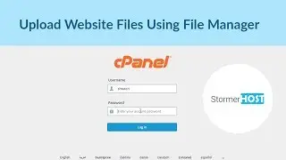 How to upload website files via File Manager - cPanel