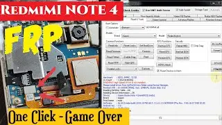 MI NOTE 4 FRP UMT ONE CLICK GAME OVER | Redmi Note 4 MI Account FRP Unlock UMT Redmi Note4 MiAccount