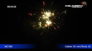 Бесподобный фейерверк на 42 залпа Xmas party MC160 Maxsem