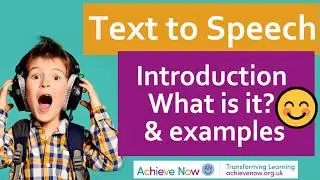 Text to speech - An introduction with examples