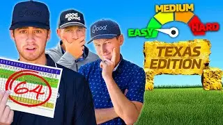 3 Pro Golfers Play Easiest Course in Texas