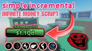 [OP] ROBLOX Simple Incremental Script (Infinite Money) - Roblox Script 2024