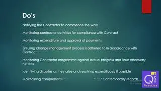Do’s and Don’ts of Contract Administration