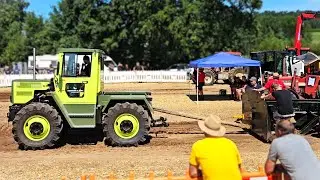 Traktorpulling Rosenbach 2024 - 1. Mal selber dabei mit MB-trac 800 uvm.