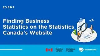 Finding Business Statistics on the Statistics Canada's Website