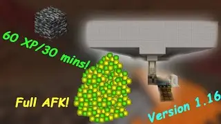 Automatic AFK farm in Minecraft Bedrock! [60 XP/30mins]