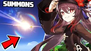 SHE'S HERE LETS GO CRAZY! HU TAO SUMMONS! - Genshin Impact