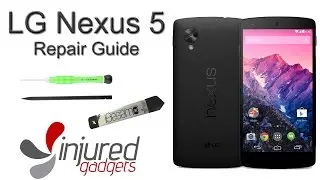 LG Google Nexus 5 Touch Screen Glass Digitizer LCD, Rear + Front Camera Repair D820