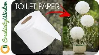 Round Toilet Paper Flower