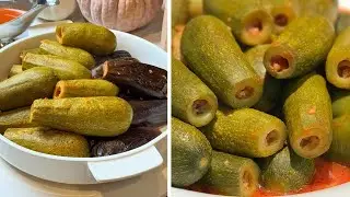 Stuffed Zucchini and Eggplants Recipe/ Perfect Cold Weather Recipe