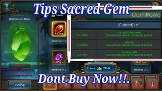 Tips Sacred Gem. Watch it Before Buy GEM ESSENCE . Legacy of discord