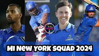Mi New York squad 2024 | Major League Cricket Squad 2024 | Mumbai Indians New York Squad 2024 |