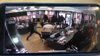 Появилось видео сегодняшней перестрелки в Одессе.