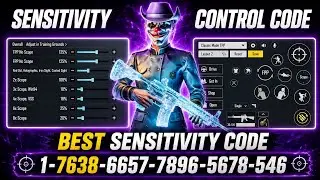 NEW 4.4 UPDATE CODE 🔥 PUBG MOBILE/BGMI SENSITIVITY 2026 😈 | BEST SCOPE SENSITIVITY SETTINGS  