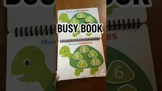 Toddler Busy book, First learning binder, Toddler Learning activity book, 2 years old, 3 years old