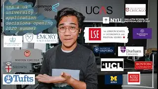 Opening USA & UK University Application Decisions || Summer 2020
