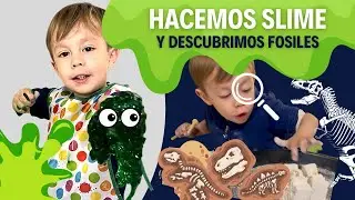 Hacemos [SLIME DESDE CERO] y descubrimos FÓSILES.