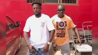 Woooww Finally Finally Kwaw weezy get body guide🤣🤣🤣🤣