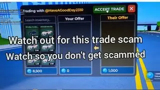 Trade scam in car dealership Tycoon