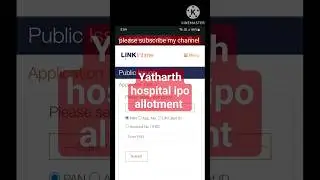 yatharth hospital ipo allotment | 