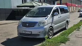 снятие третьего ряда сидений с Тойота Альфард 2003 по 2008год