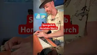 SpongeBob Music - Honolulu March - Slide Guitar #guitar #spongebob