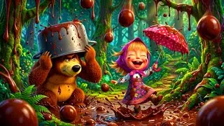 Masha and the Bear: The Chocolate Rain! 🍫🌧️ | Original Story | Cartoon for Kids