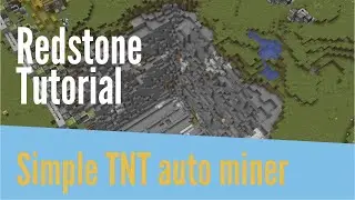 TNT AUTO MINERS TUTORIAL! Minecraft 1.13, 1.14, 1.15+
