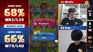 MUGI vs MICHIFU CR LEAGUE WORLD FINALS gameplay explained #clashroyale #clashroyal #mugi #michifu